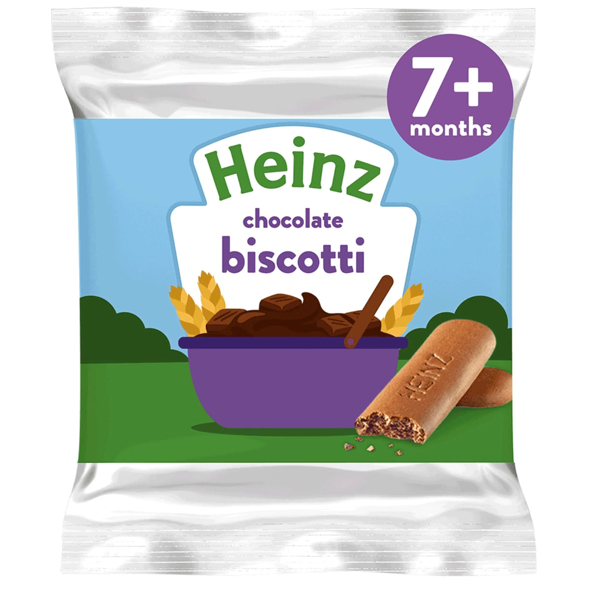 Chocolate Biscotti Baby Food Snack 7m+ by HEINZ