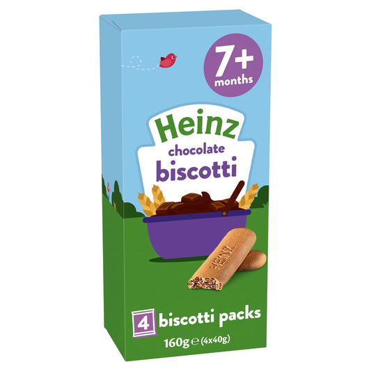 Chocolate Biscotti Baby Food Snack 7m+ by HEINZ