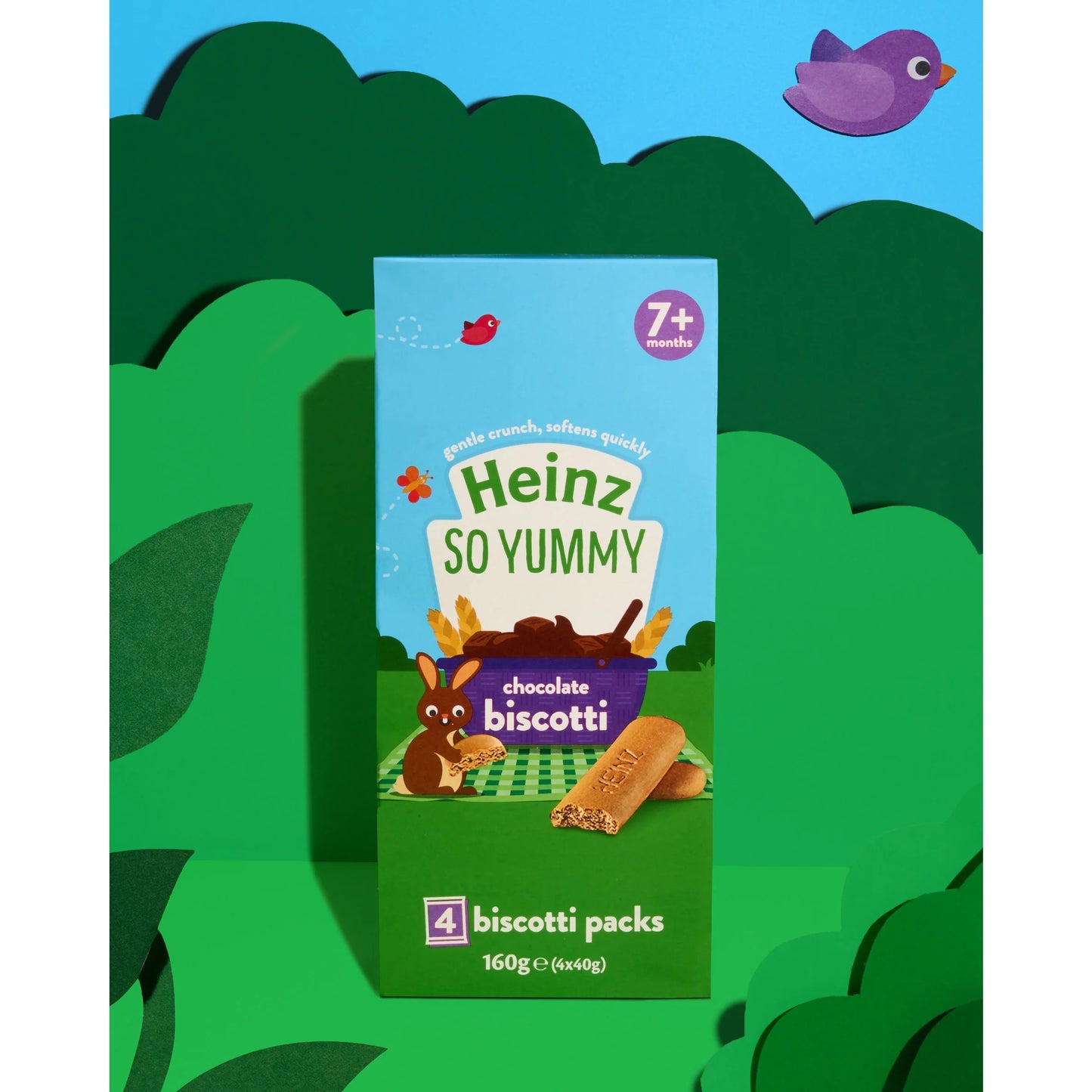 Chocolate Biscotti Baby Food Snack 7m+ by HEINZ