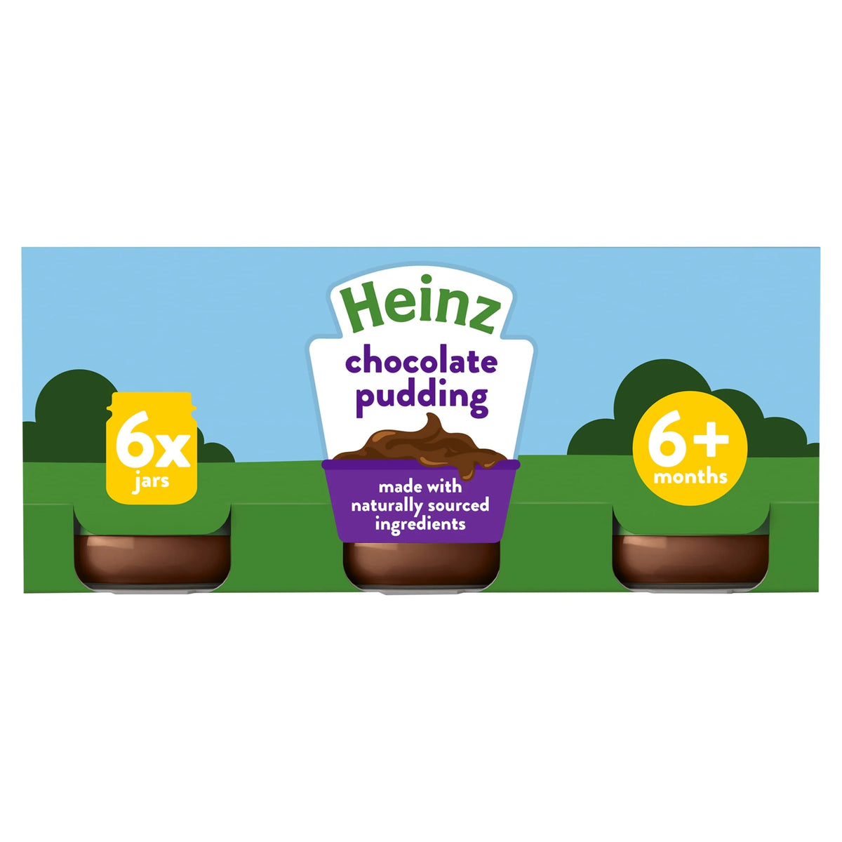 Chocolate Pudding Baby Food Jar 6 X 120g by HEINZ