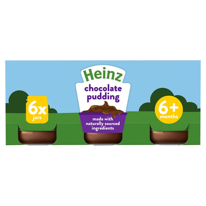 Chocolate Pudding Baby Food Jar 6 X 120g by HEINZ