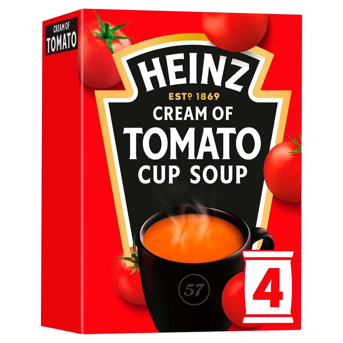 Cream Of Tomato Cup Soup 4 Pack 88g by HEINZ