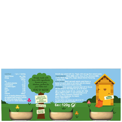 Egg Custard Baby Food Jar 120g by HEINZ