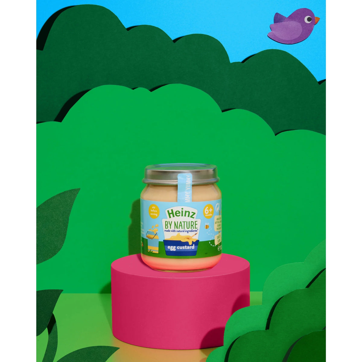 Egg Custard Baby Food Jar 120g by HEINZ