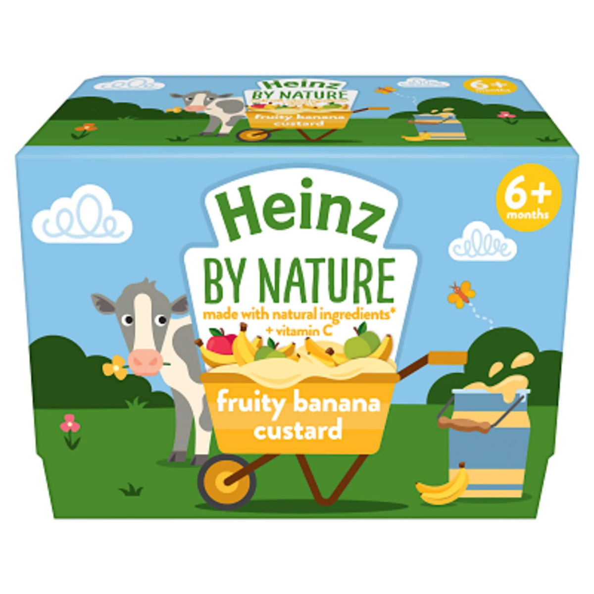Fruity Banana Custard Baby Food Dessert by HEINZ
