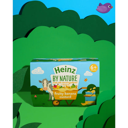 Fruity Banana Custard Baby Food Dessert by HEINZ