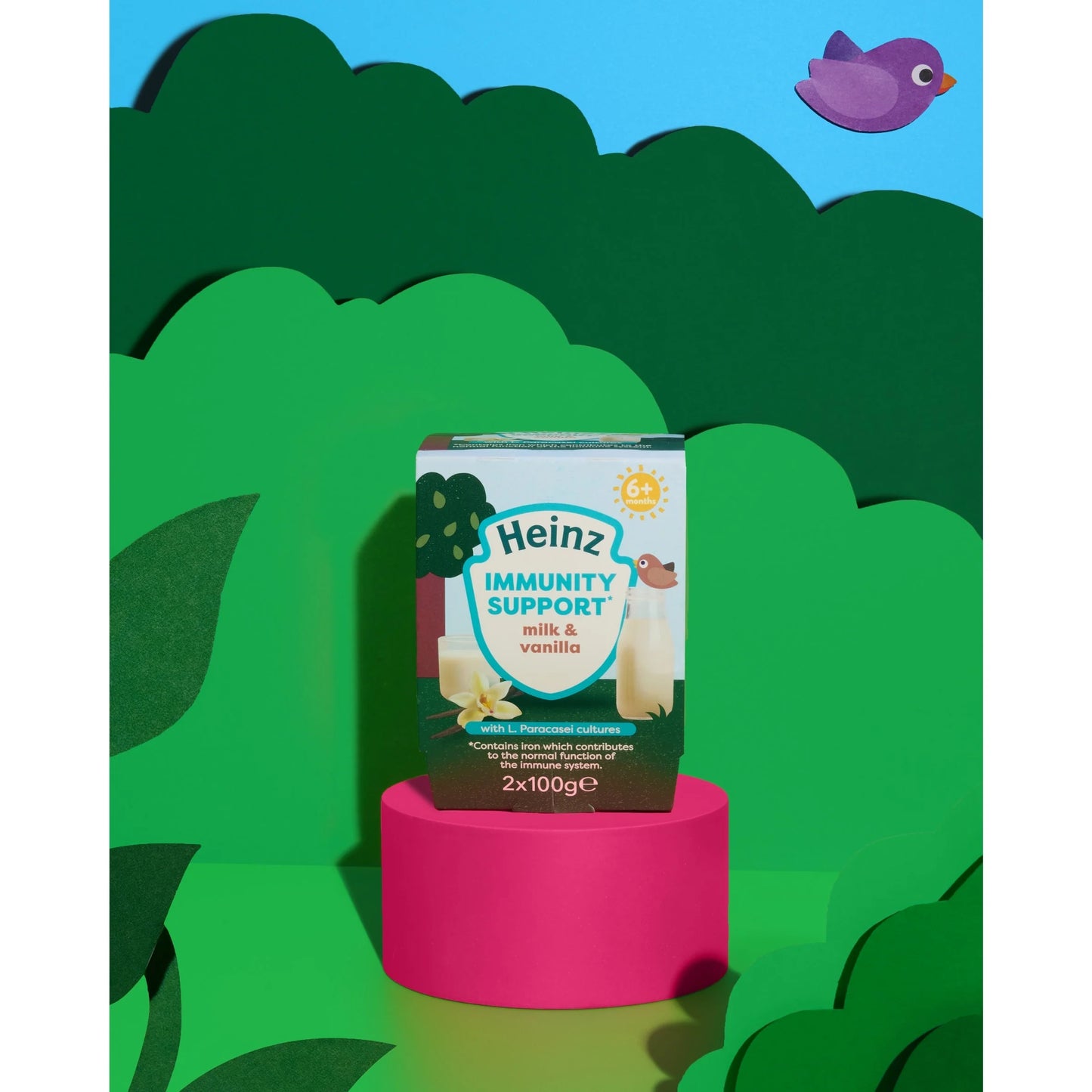 Immunity Support Milk And Vanilla Pot by HEINZ