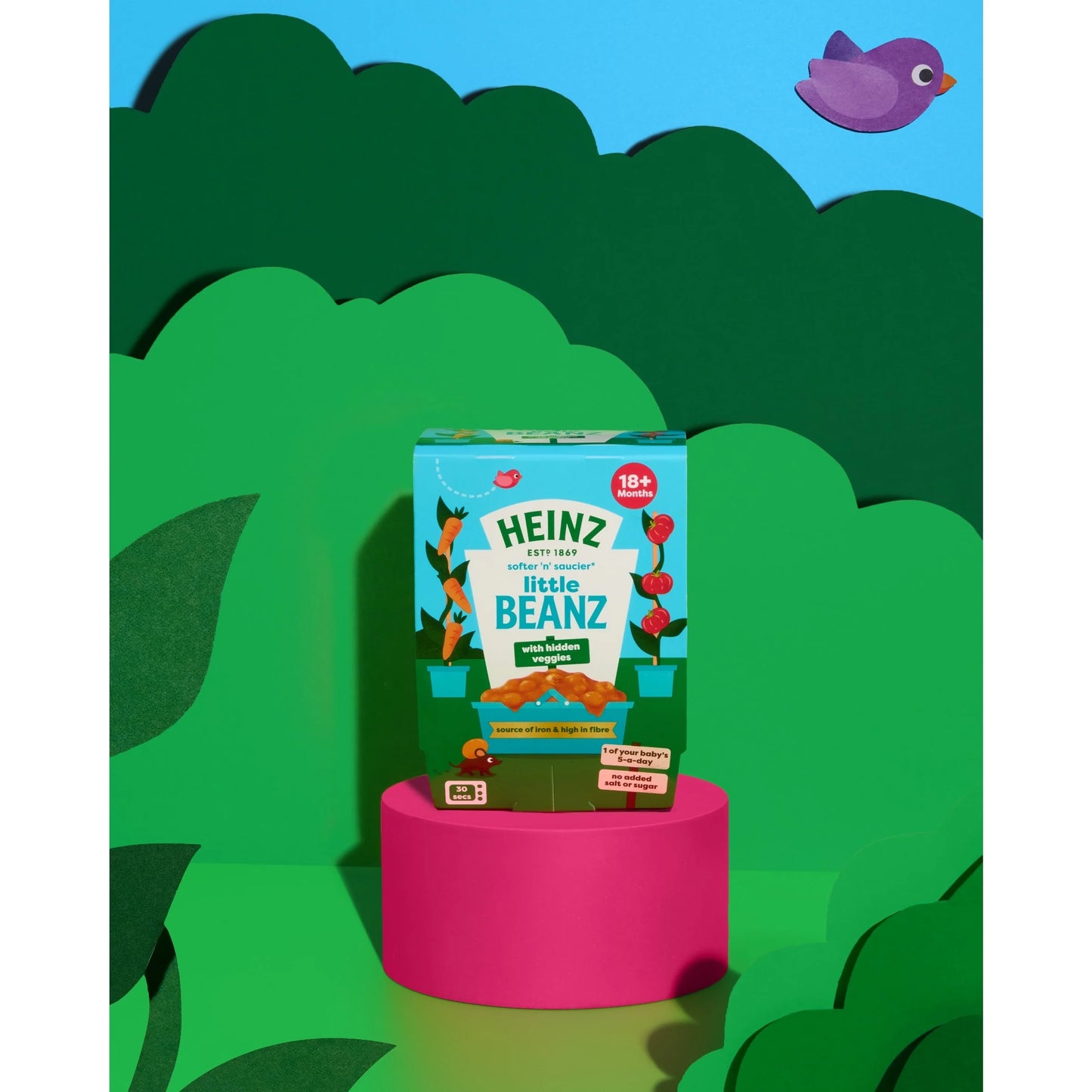 Little Baked Beans Baby Food Snack 18m+ by HEINZ