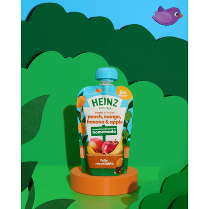Peach, Mango, Banana & Apple Baby Food by HEINZ