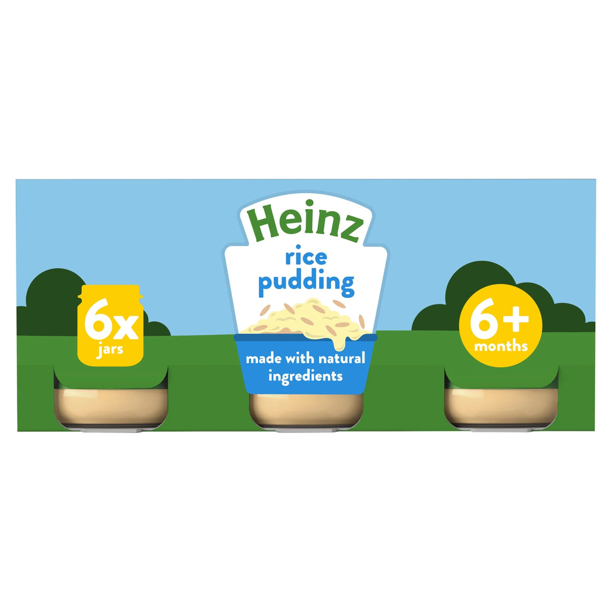 Rice Pudding Baby Food Jar Multipack 6 by HEINZ