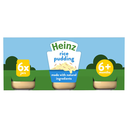 Rice Pudding Baby Food Jar Multipack 6 by HEINZ