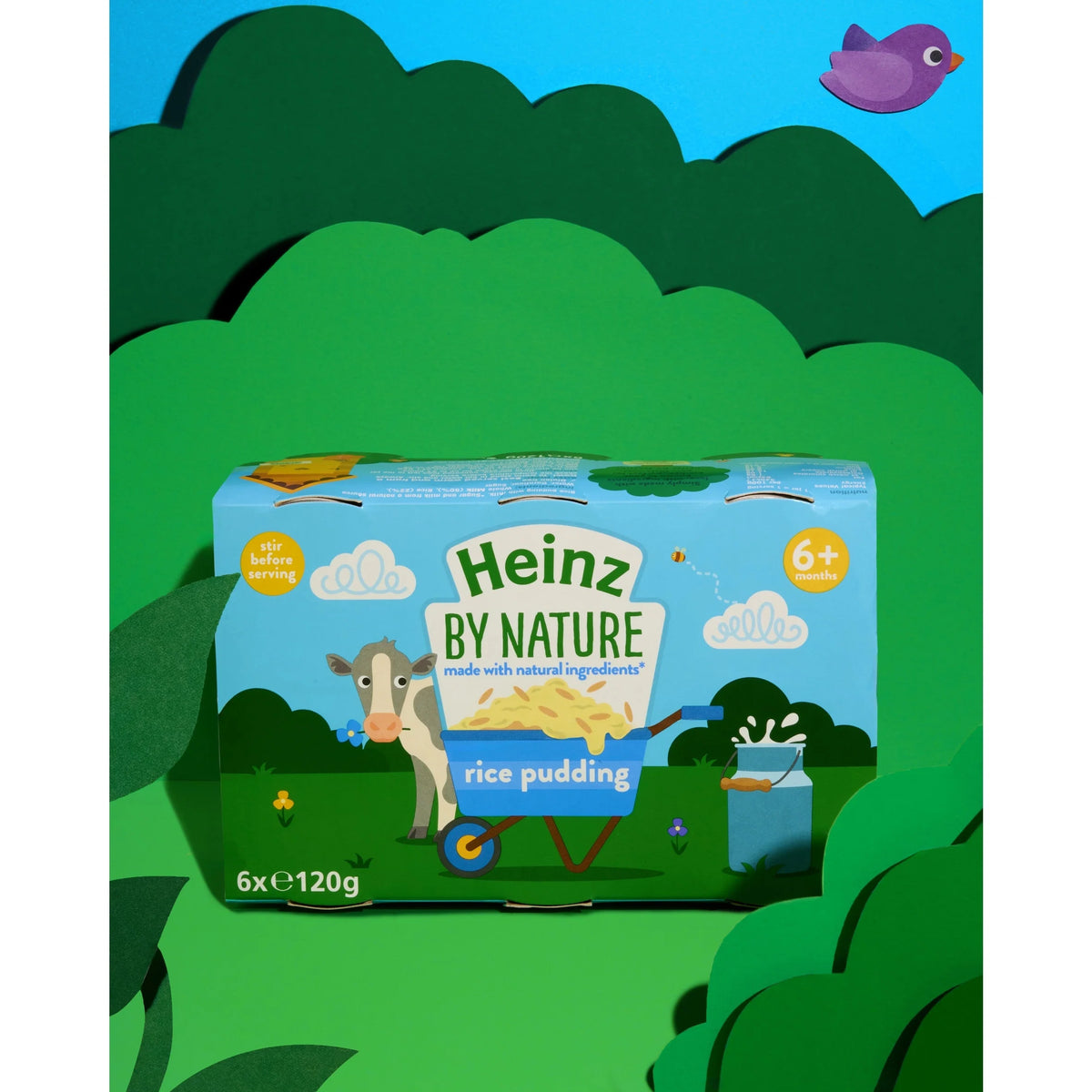 Rice Pudding Baby Food Jar Multipack 6 by HEINZ