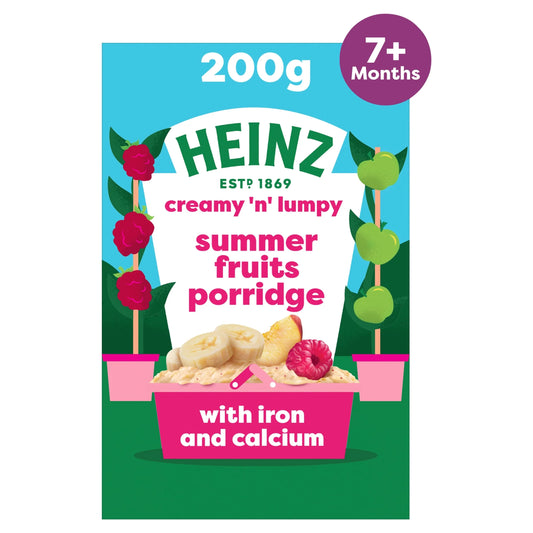 Summer Fruit Porridge Baby Food 7m+ 200g by HEINZ