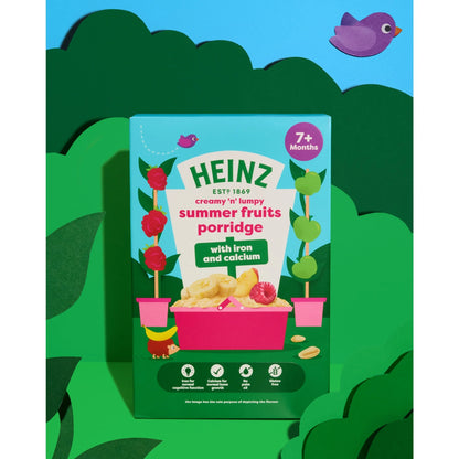 Summer Fruit Porridge Baby Food 7m+ 200g by HEINZ
