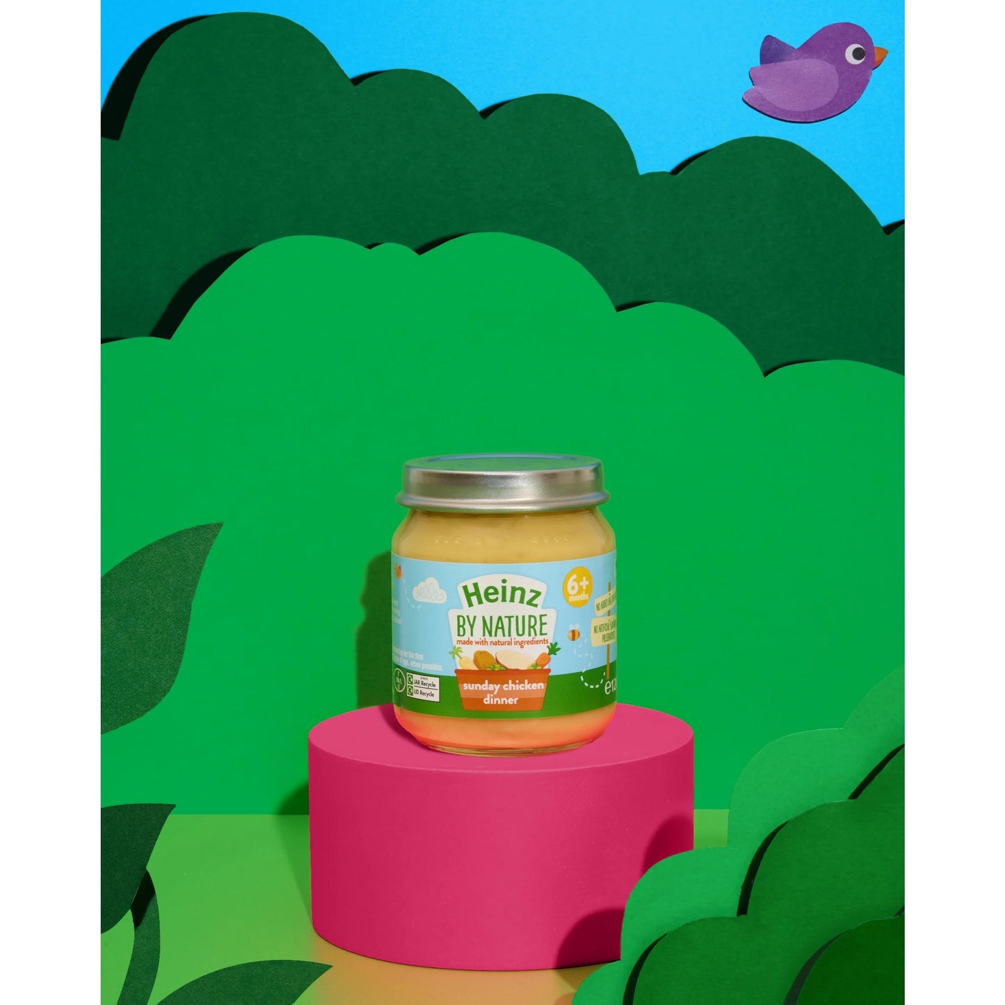 Sunday Chicken Dinner Baby Food Jar 120g by HEINZ