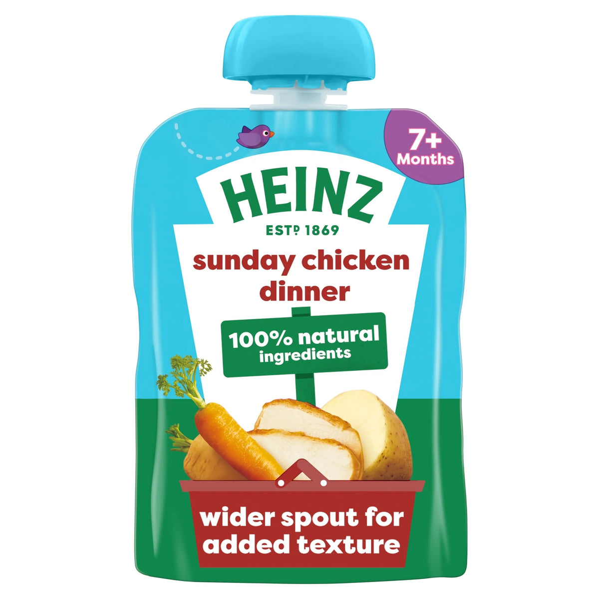 Sunday Chicken Dinner Baby Food Pouch by HEINZ