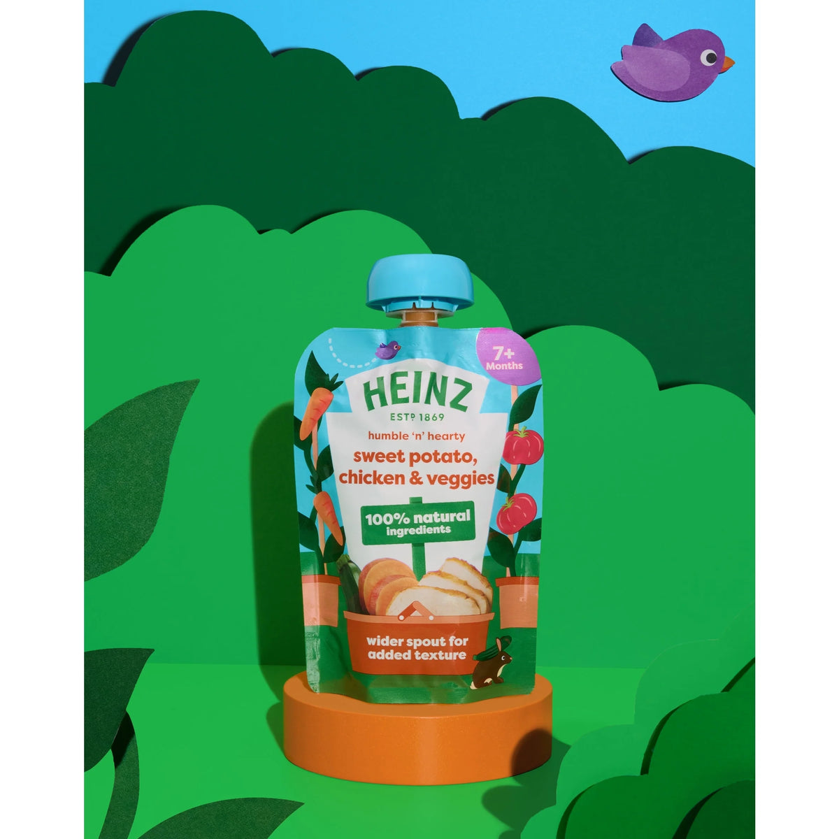 Sweet Potato, Chicken & Veggies Pouch by HEINZ