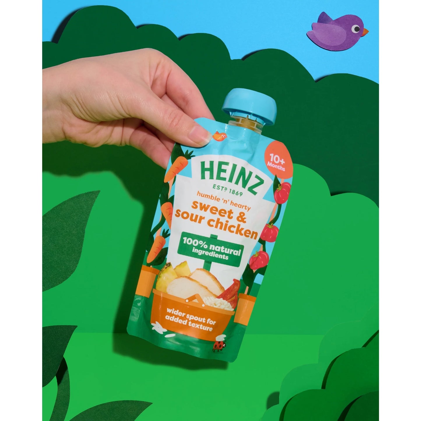 Sweet & Sour Chicken Baby Food Pouch by HEINZ