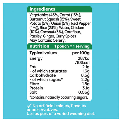 Thai Chicken Curry Baby Food Pouch 180g by HEINZ