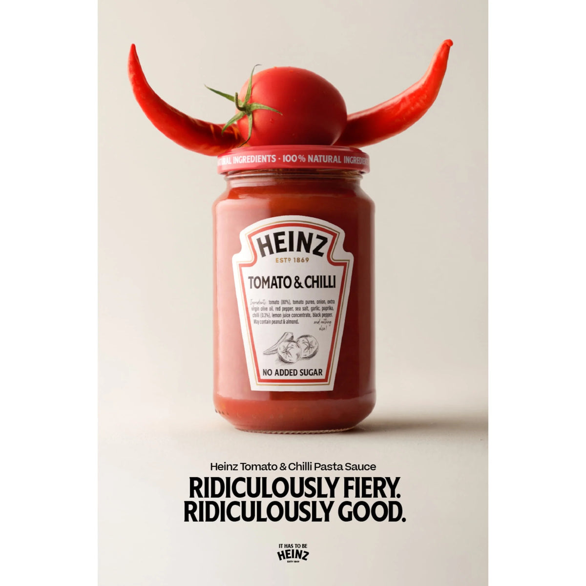 Tomato And Chilli Pasta Sauce 350g by HEINZ