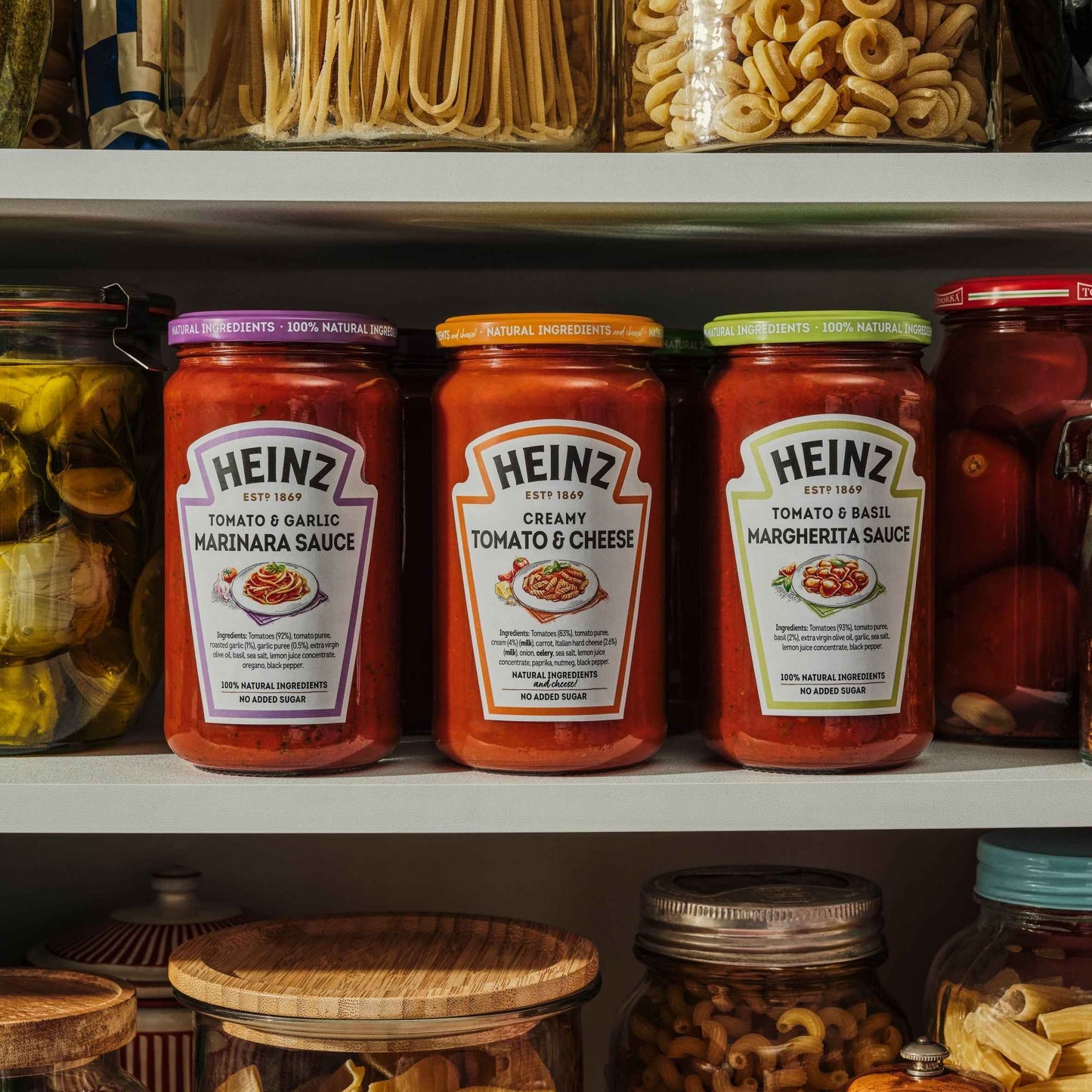 Tomato & Basil Margherita Sauce 490g by HEINZ