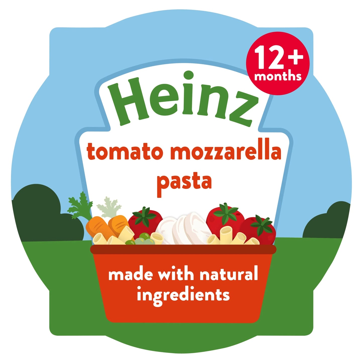 Tomato Mozzarella Pasta Baby Food Tray by HEINZ