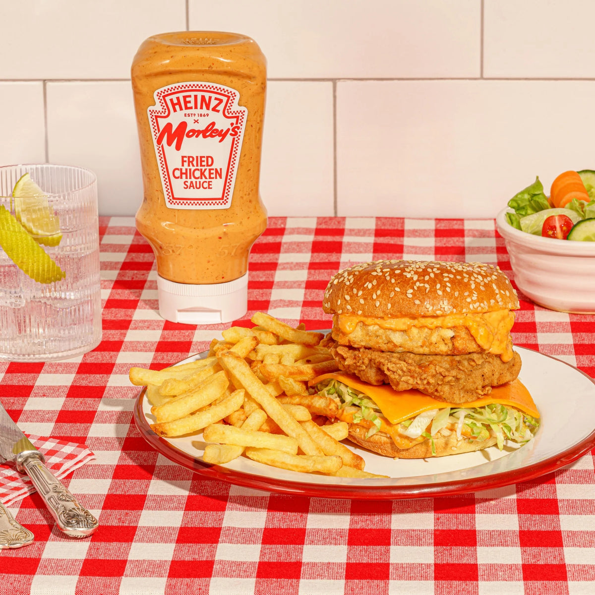 X Morley’s Fried Chicken Sauce 420g by HEINZ