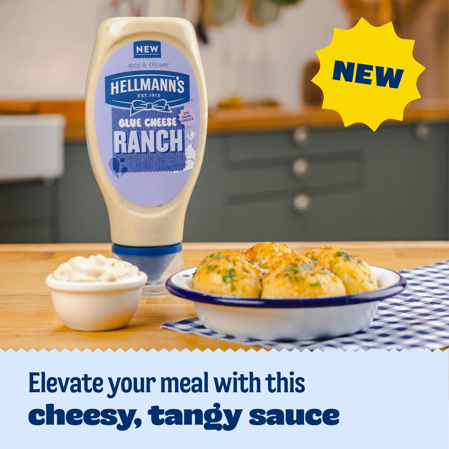 Blue Cheese Ranch Mayo 430ml by HELLMANN'S