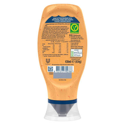 Chunky Burger Sauce 430ml by HELLMANN'S