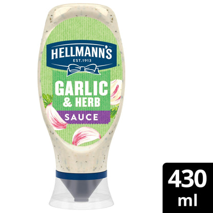 Garlic & Herb Sauce 430ml by HELLMANN'S