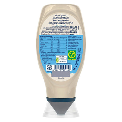 Light Mayonnaise Squeezy 430ml by HELLMANN'S