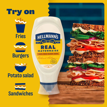 Real Mayonnaise Squeezy 430ml by HELLMANN'S