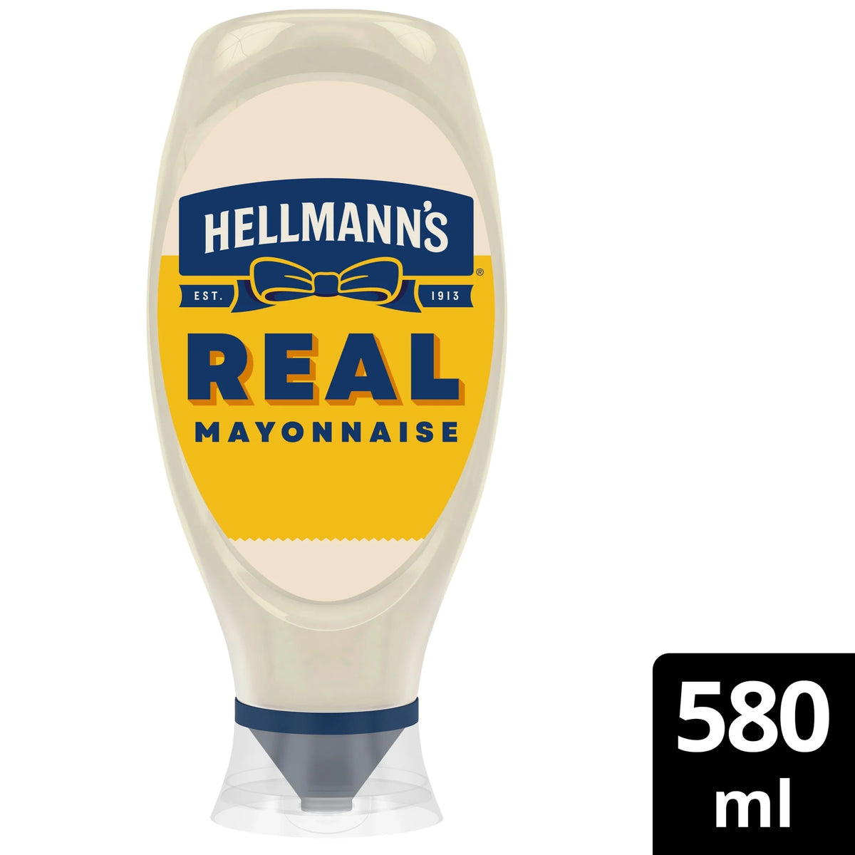 Real Mayonnaise Squeezy 580ml by HELLMANN'S