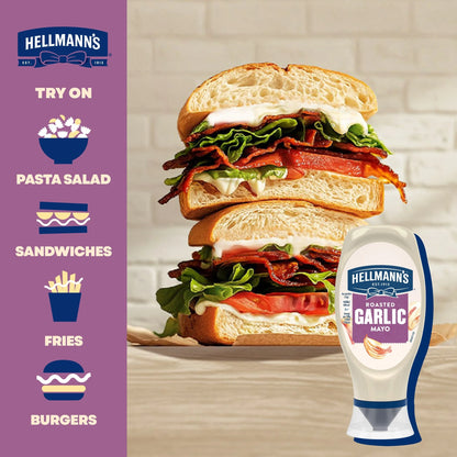 Roasted Garlic Mayo 430ml by HELLMANN'S