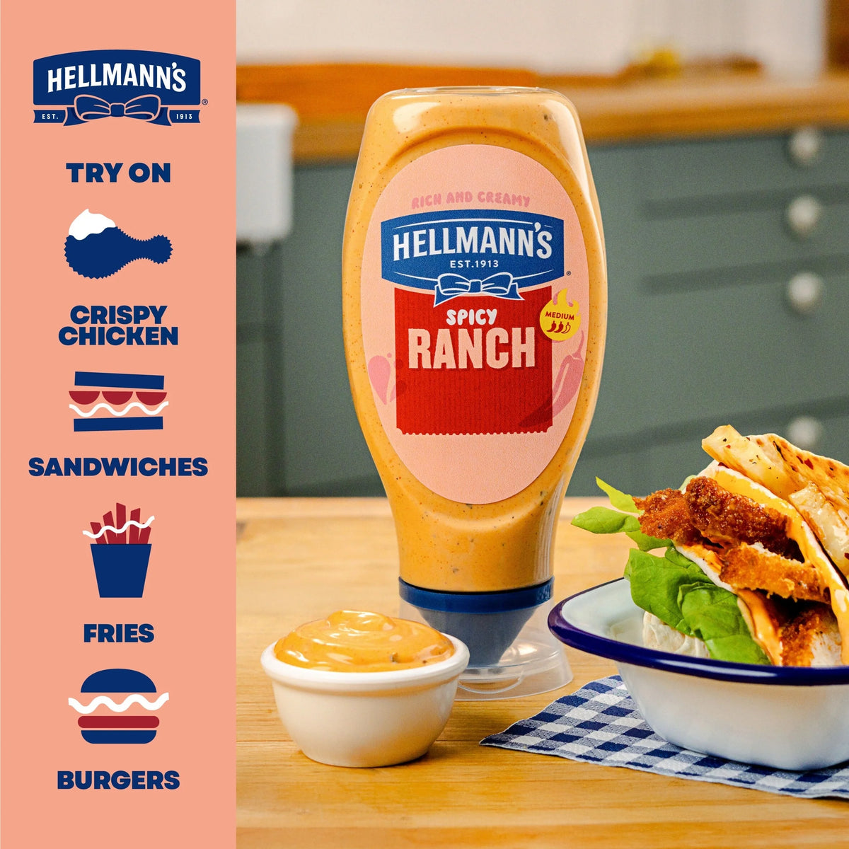 Spicy Ranch Mayo 430ml by HELLMANN'S
