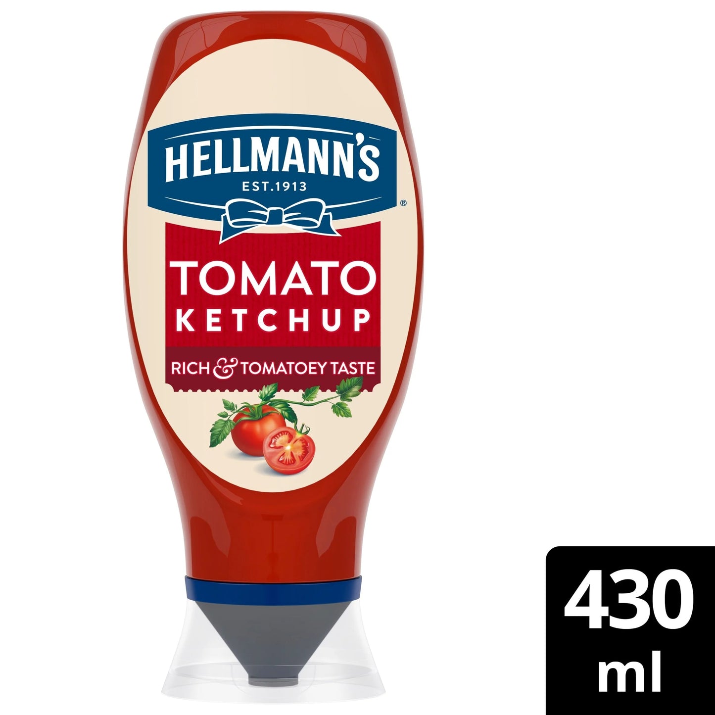 Tomato Ketchup Sauce Squeezy 430ml by HELLMANN'S