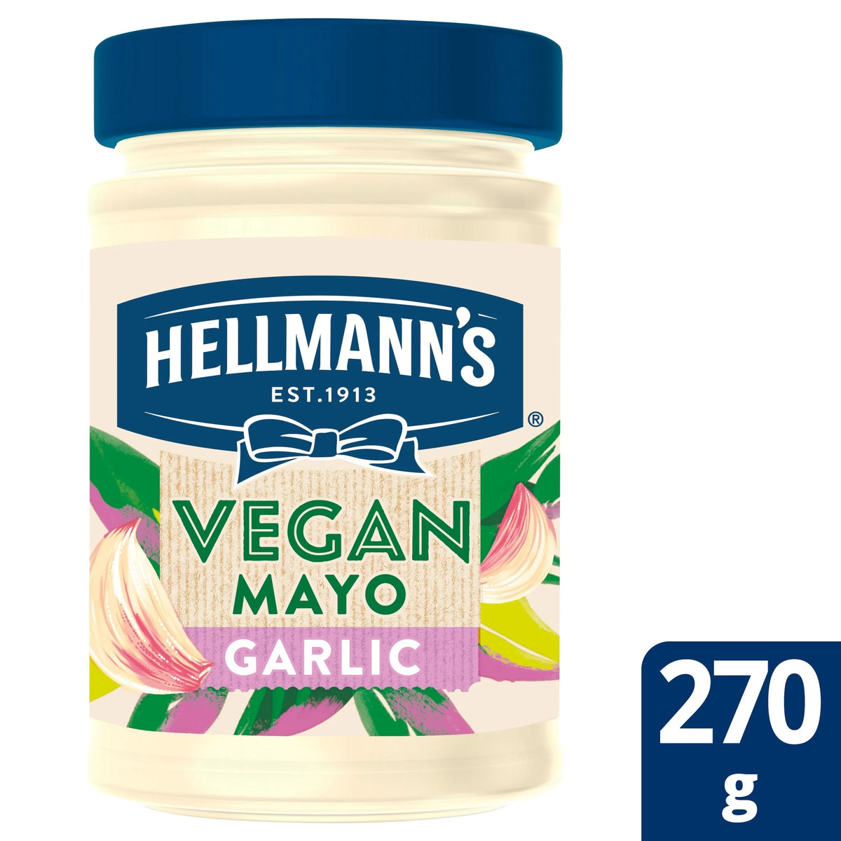 Hellmann’s Vegan Garlic Mayonnaise Jar 270g by HELLMANN'S