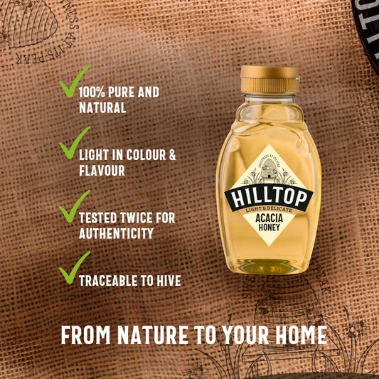 Acacia Honey 340g by HILLTOP