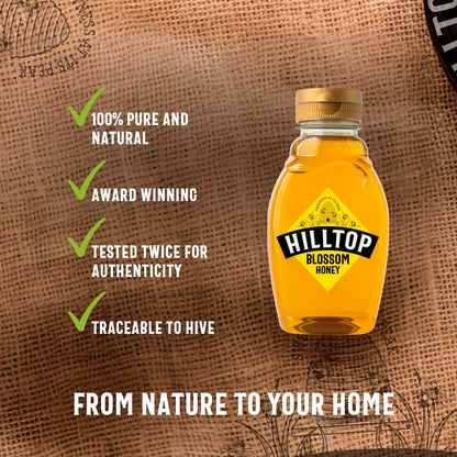Squeezy Blossom Honey 340g by HILLTOP