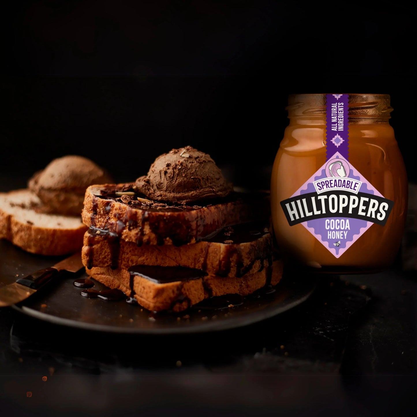 pers Cocoa Honey Spread 225g by HILLTOP
