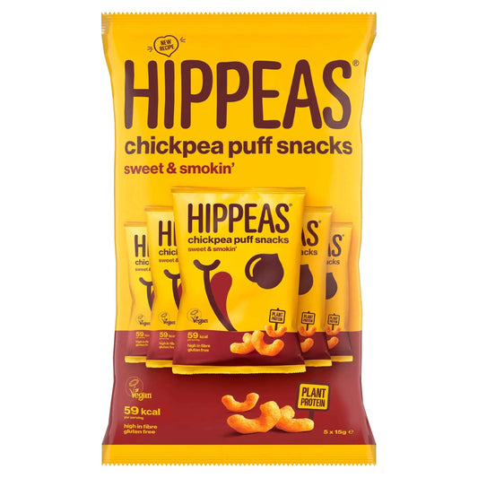 Sweet & Smokin' Chickpea Puff Snacks by HIPPEAS