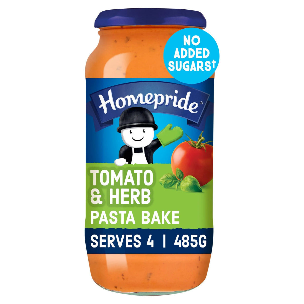 No Added Sugar Tomato & Herb Pasta Bake Sauce 485g by HOMEPRIDE