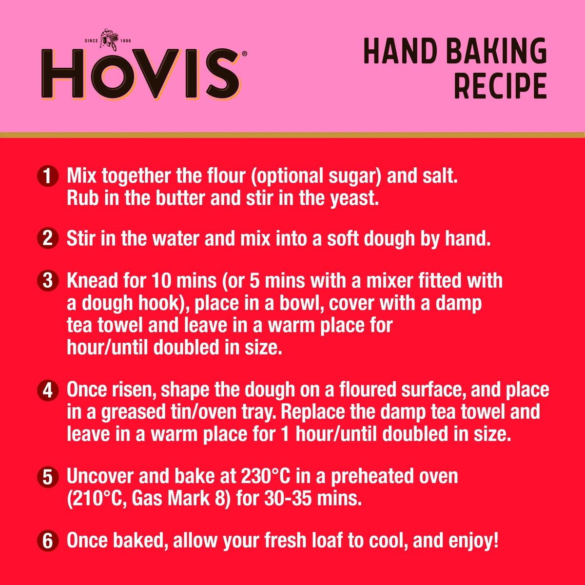 Baking Strong White Bread Flour 1kg by HOVIS