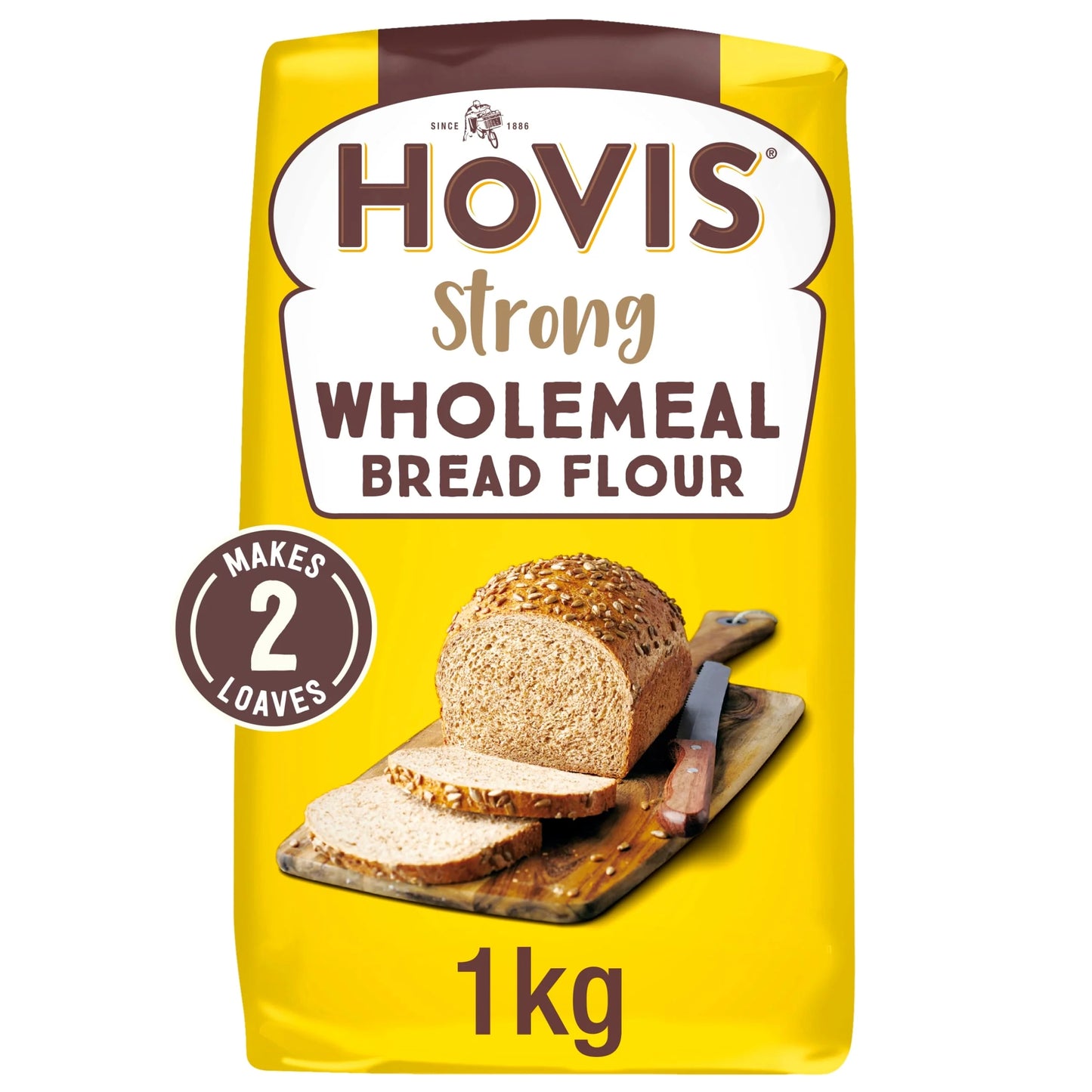 Baking Strong Wholemeal Bread Flour 1kg by HOVIS