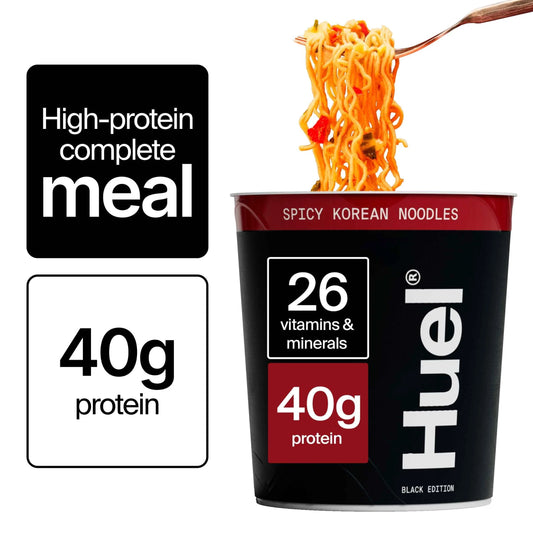 Black Edition Spicy Korean Noodles High by Huel