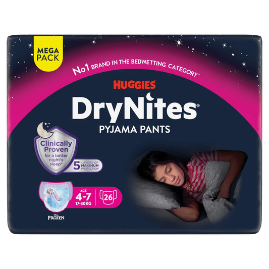 Drynites Pyjama Pants Girl 4-7 Years by HUGGIES