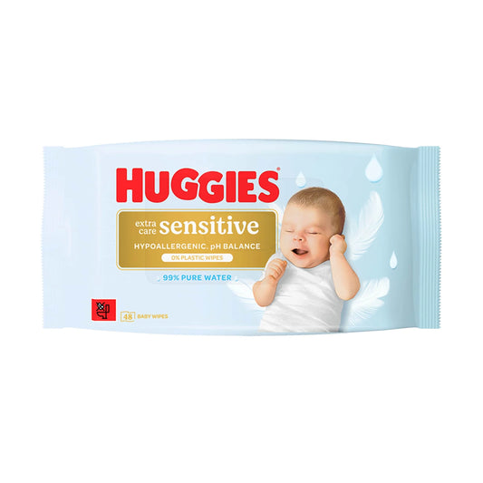 Extra Care Sensitive Baby Wipes 48 by HUGGIES