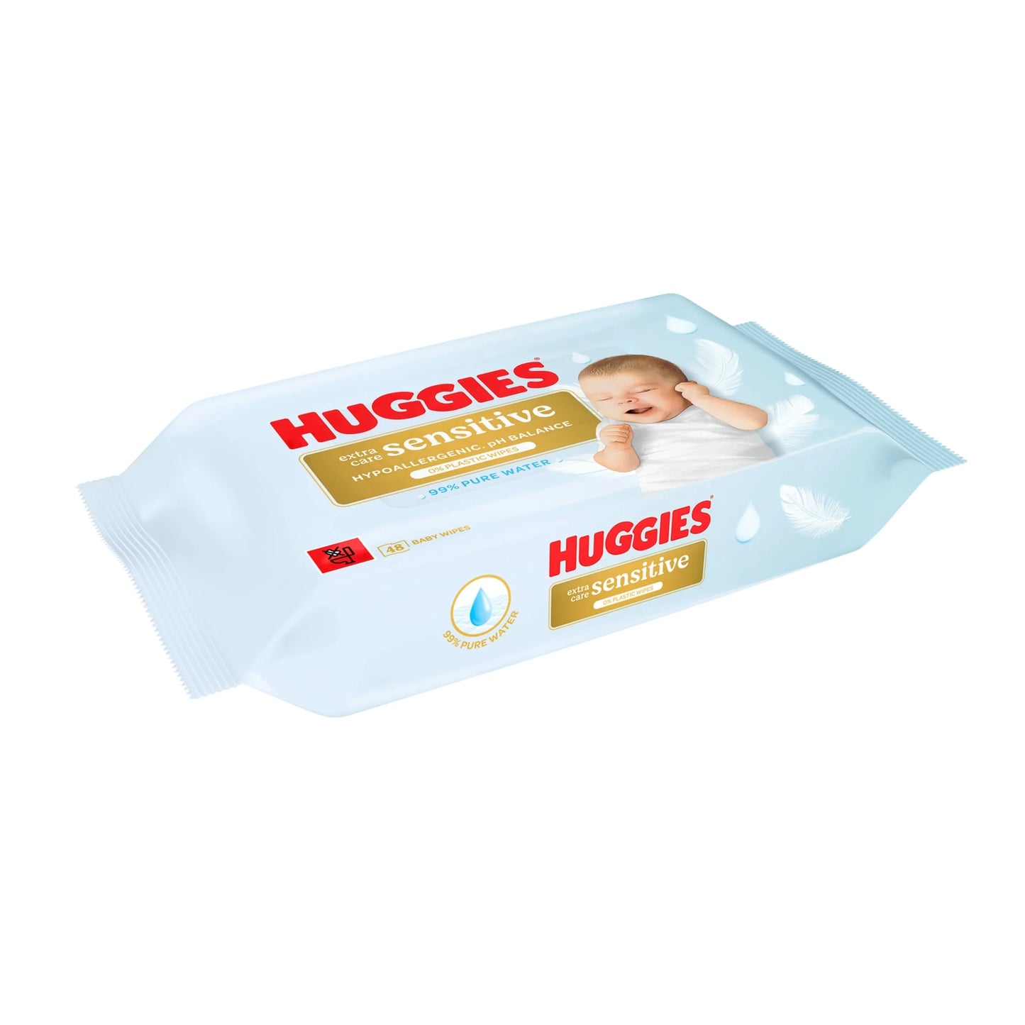 Extra Care Sensitive Baby Wipes 48 by HUGGIES