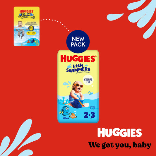 Little Swimmers Size 2-3 Disposable by HUGGIES