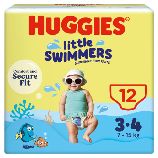 Little Swimmers Size 3-4 Disposable by HUGGIES